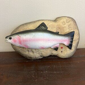 Gemmy Travis the Trout Rainbow Trout Rock the Boat Do Wah Diddy Works W Battery